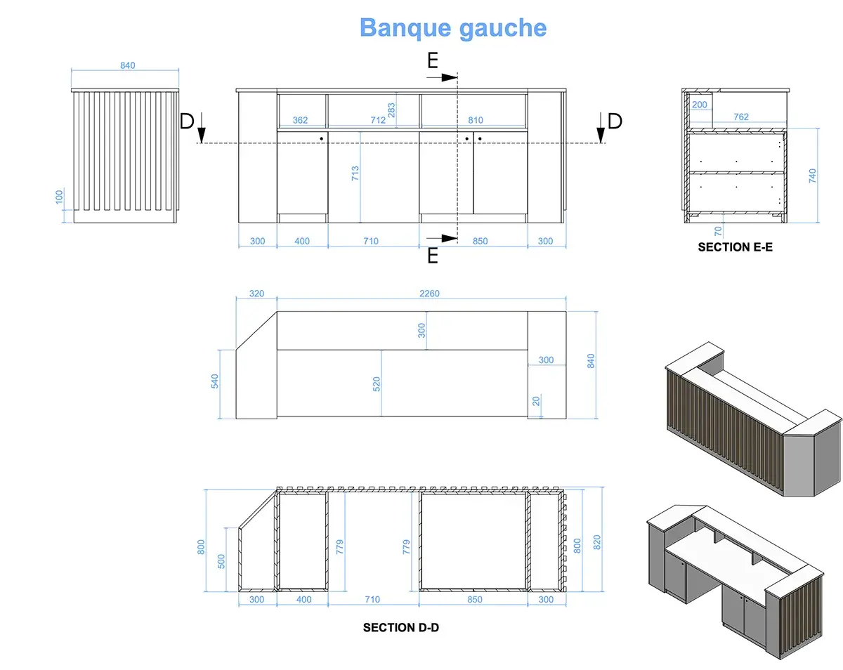 creation banque d accueil hotel village vacances les karellis00003